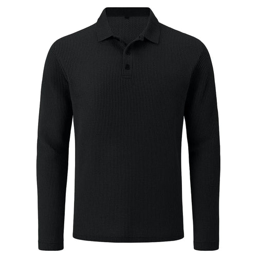 Men's Ultra Comfortable Long Sleeve Polo Shirt